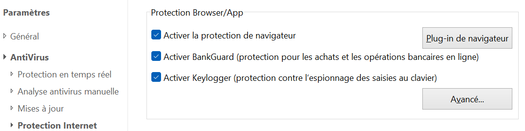 Extension Web G DATA — poste prêt