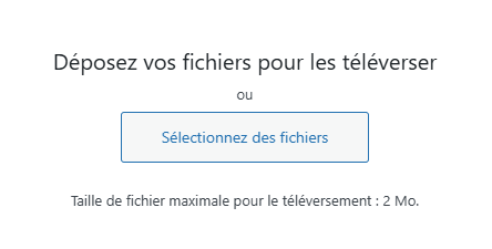 Téléversement de fichiers